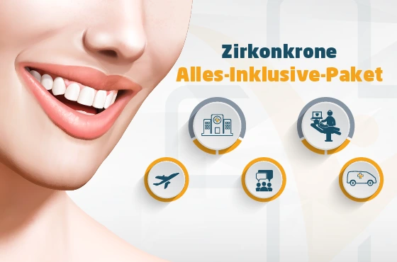 Zirkonium Zähne Türkei All-Inclusive-Pakete Kosten
